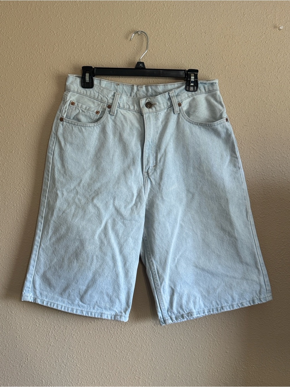 Vintage Levi's Light Blue Denim Bermuda Shorts